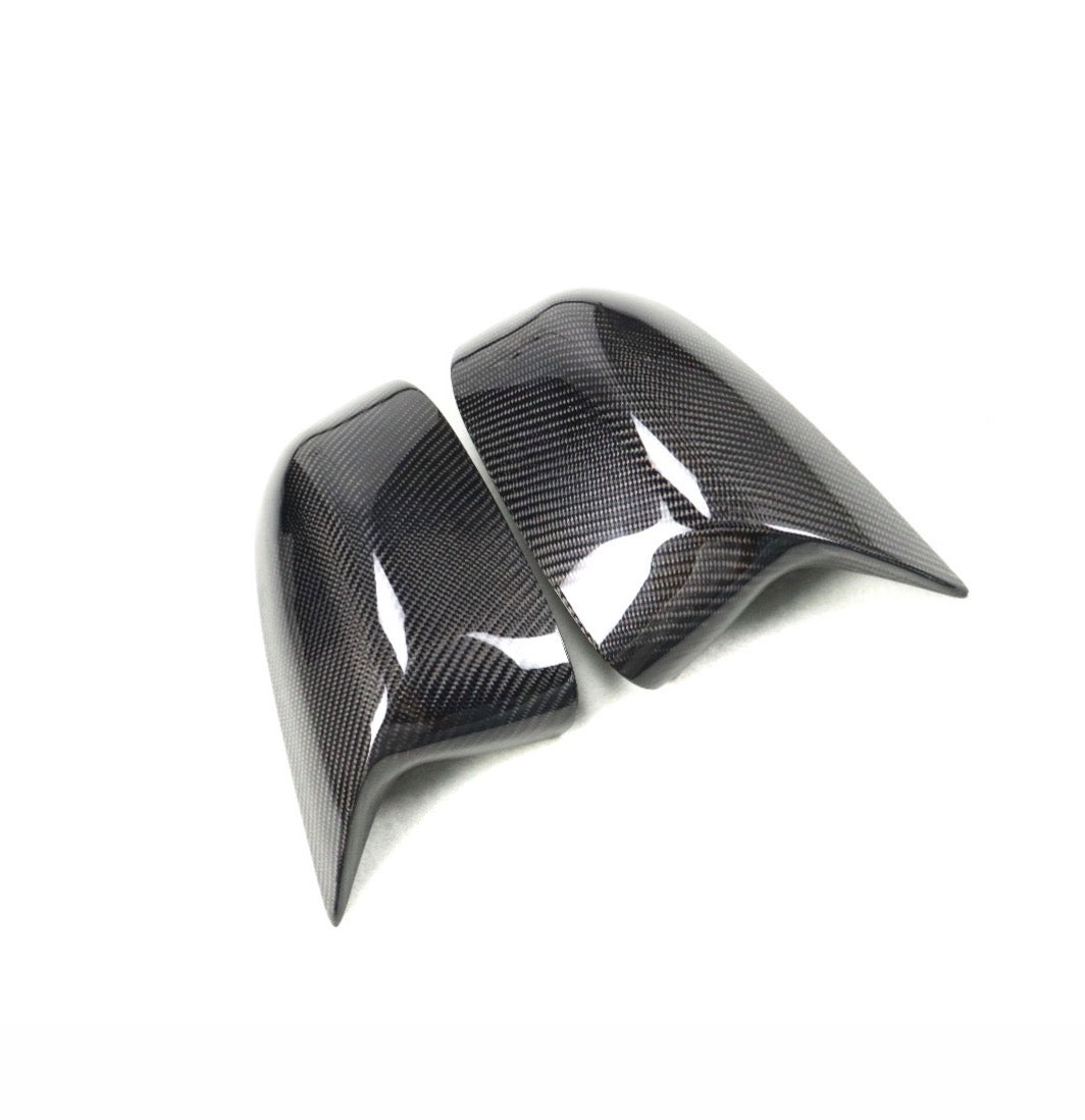 G01 X3/G02 X4 G05 X5/G06 X6 Carbon Fiber Winged Mirror Caps