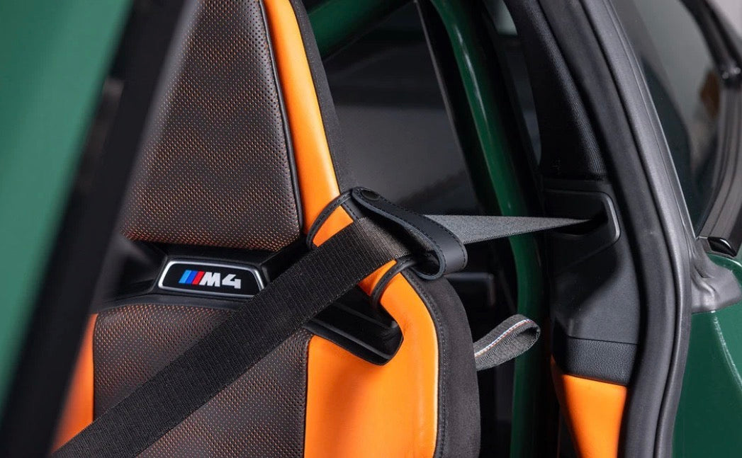 Wunderworks M Carbon Bucket Seat Belt Strap Protector Set - BMW G80 M3 / G82 G83 M4 (2021-2026)