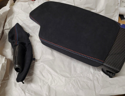 Alcantara/Carbon Fiber F3x/F8x OEM M Performance Arm Rest