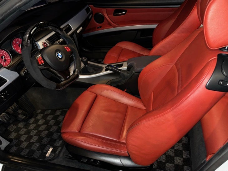 P2M BMW E90 / E92 2006-12 3-SERIES (COUPE/SEDAN) RACE FLOOR MATS : DARK GREY (FRONT/REAR)