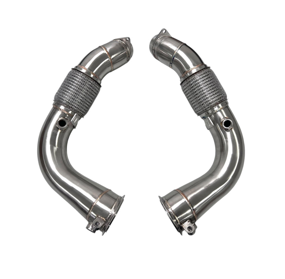 MAD BMW 2024+ X5M X6M F95 LCI F96 LCI Competition S68 Primary Downpipes Catless