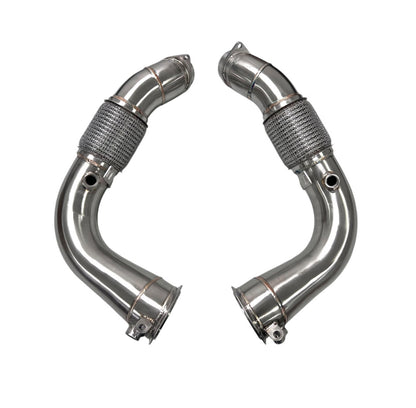 MAD BMW 2024+ X5M X6M F95 LCI F96 LCI Competition S68 Primary Downpipes Catless