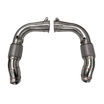 MAD BMW 2024+ X5M X6M F95 LCI F96 LCI Competition S68 Primary Downpipes Catless