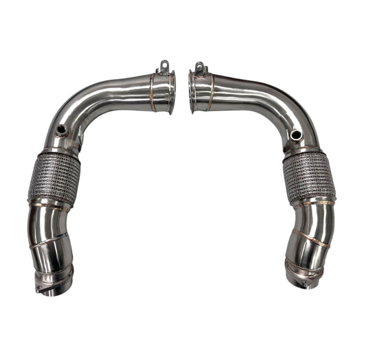 MAD BMW 2024+ X5M X6M F95 LCI F96 LCI Competition S68 Primary Downpipes Catless