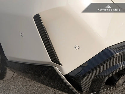 SQ-Aero Dry Carbon Fiber Rear Bumper Reflector Trim Set - G90 M5 & G99 M5 Touring