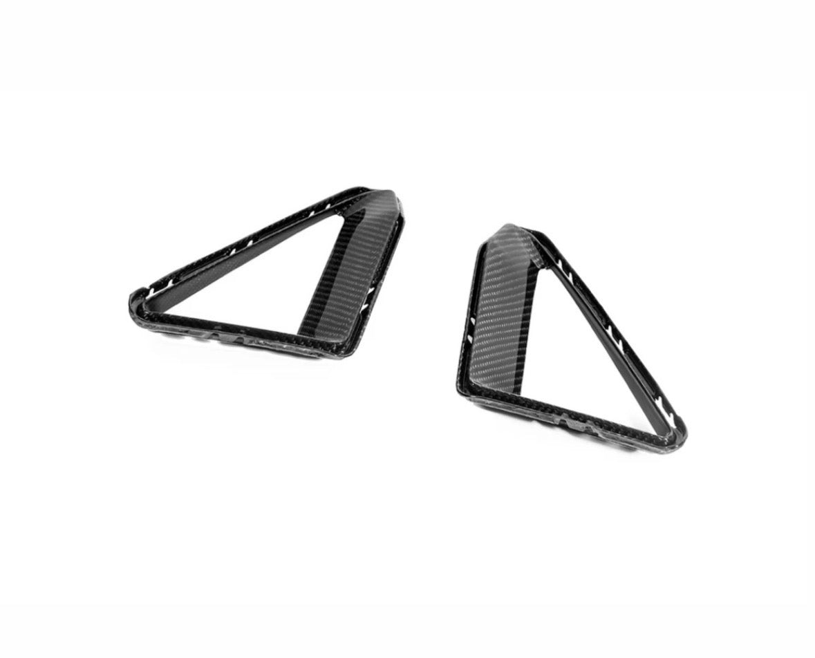 AutoTecknic Front Bumper Carbon Air Curtain Set - BMW G90/ G99 M5