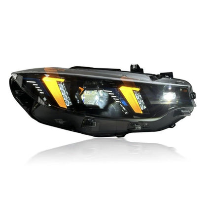 F8X M3/M4 & F32 Coupe Snake Eyes Style LED Headlights With Yellow/White DRL’s