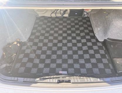 P2M BMW E46 1999-06 3-Series Coupe/Sedan Race Trunk Mat : Dark Grey