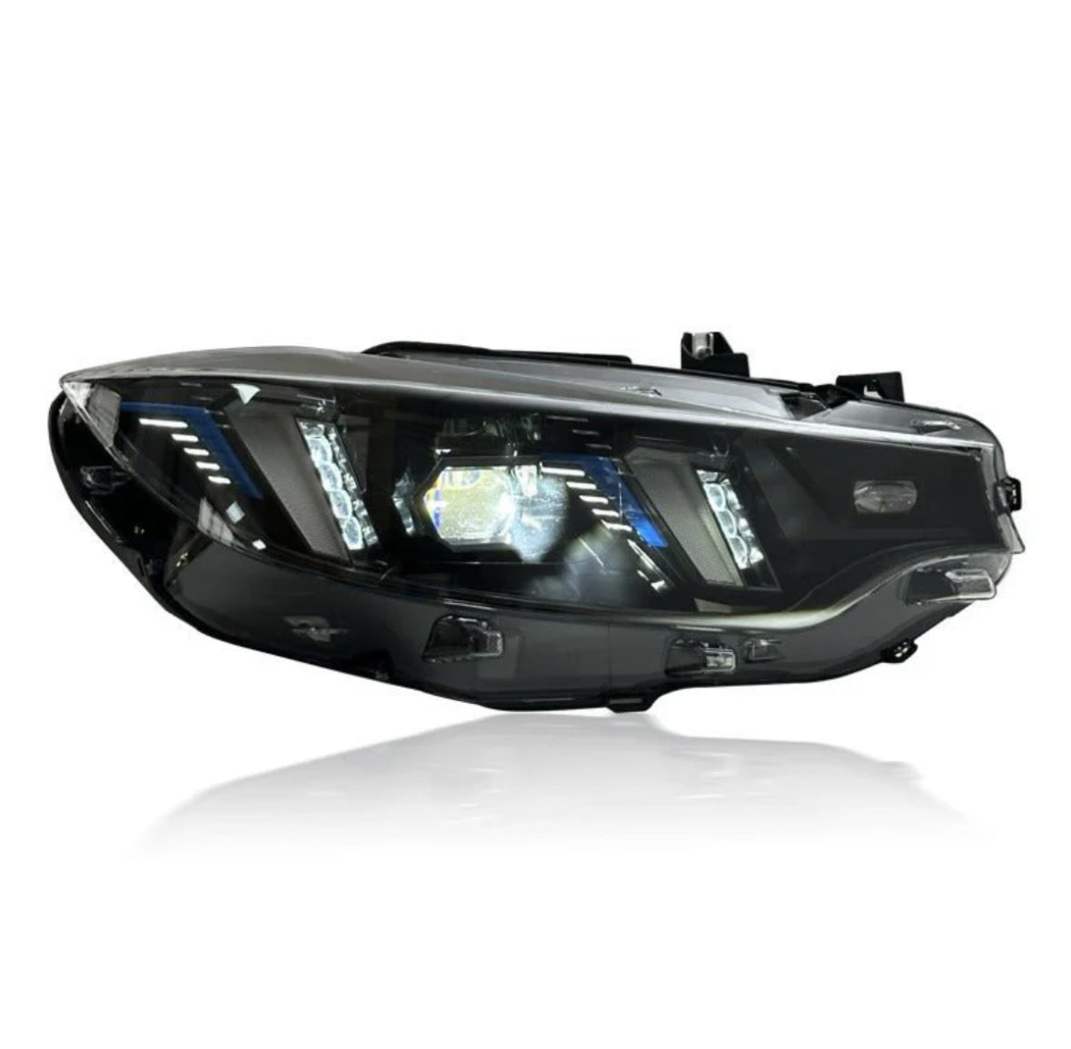 F8X M3/M4 & F32 Coupe Snake Eyes Style LED Headlights With Yellow/White DRL’s