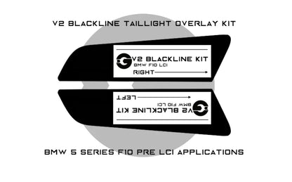 Goldenwrench F10 LCI BLACKLINE Taillight Overlay Kit