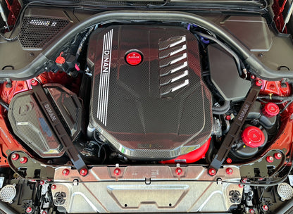 Dinan Gloss Carbon Fiber Engine Cover BMW B58D (2020-2024)