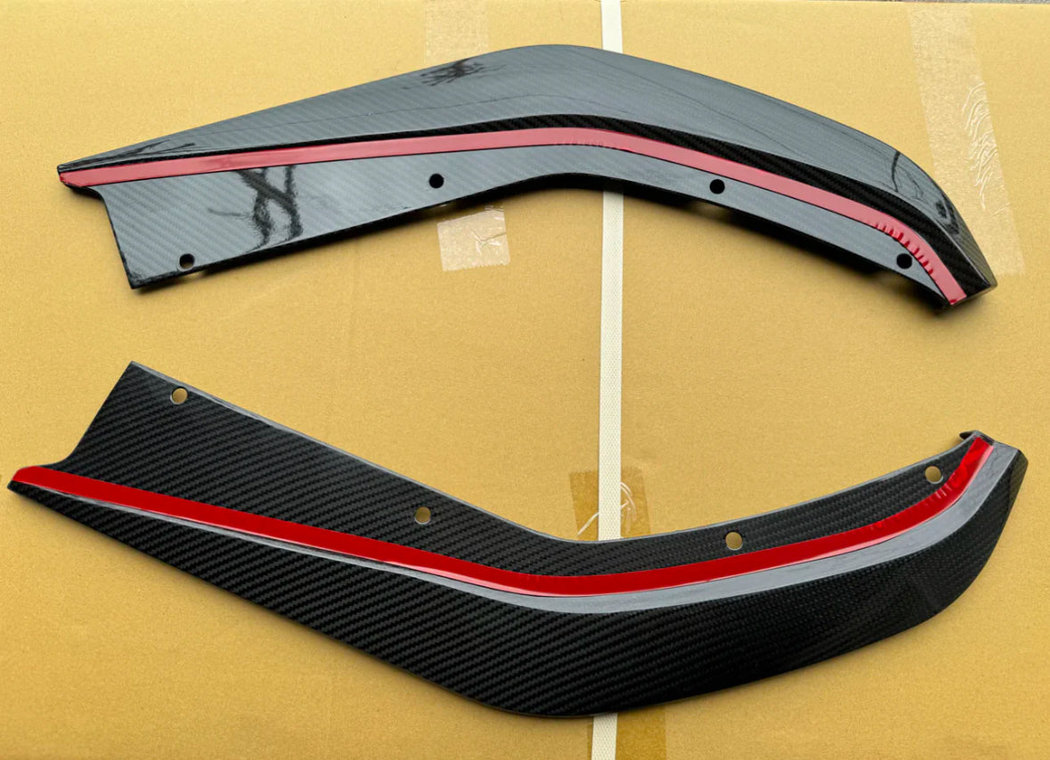 G8x M3/M4 Carbon Fiber Rear Bumper Extensions