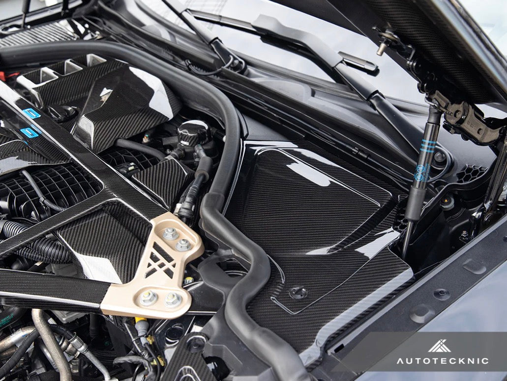 AutoTecknic Dry Carbon Engine Cowl Panel Trim Set (G8x M2/M3/M4)