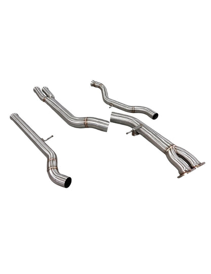 MAD BMW F8x M3 M4 S55 Single Midpipe (Brace Included)