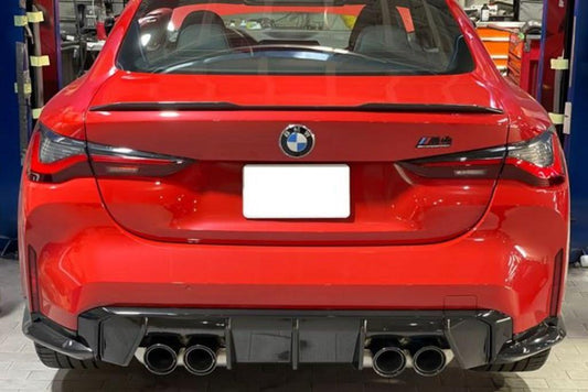 G82 M4 / G22 4 Series Performance Style Carbon Fiber Trunk Spoiler