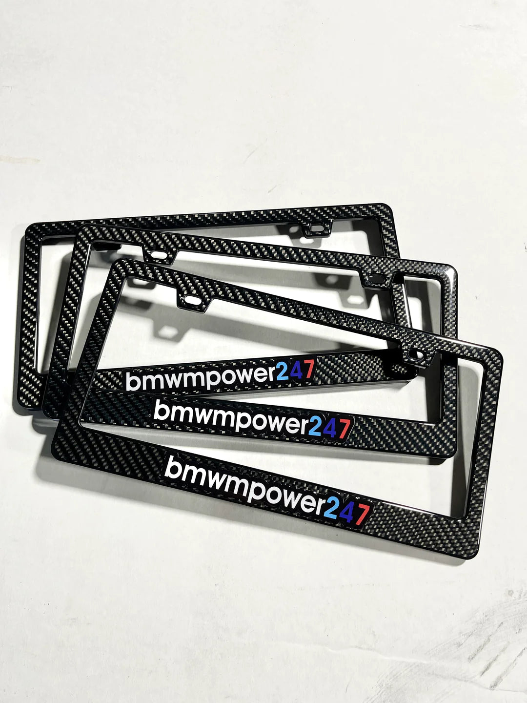 Bmwmpower247 Carbon Fiber License Plate Frame