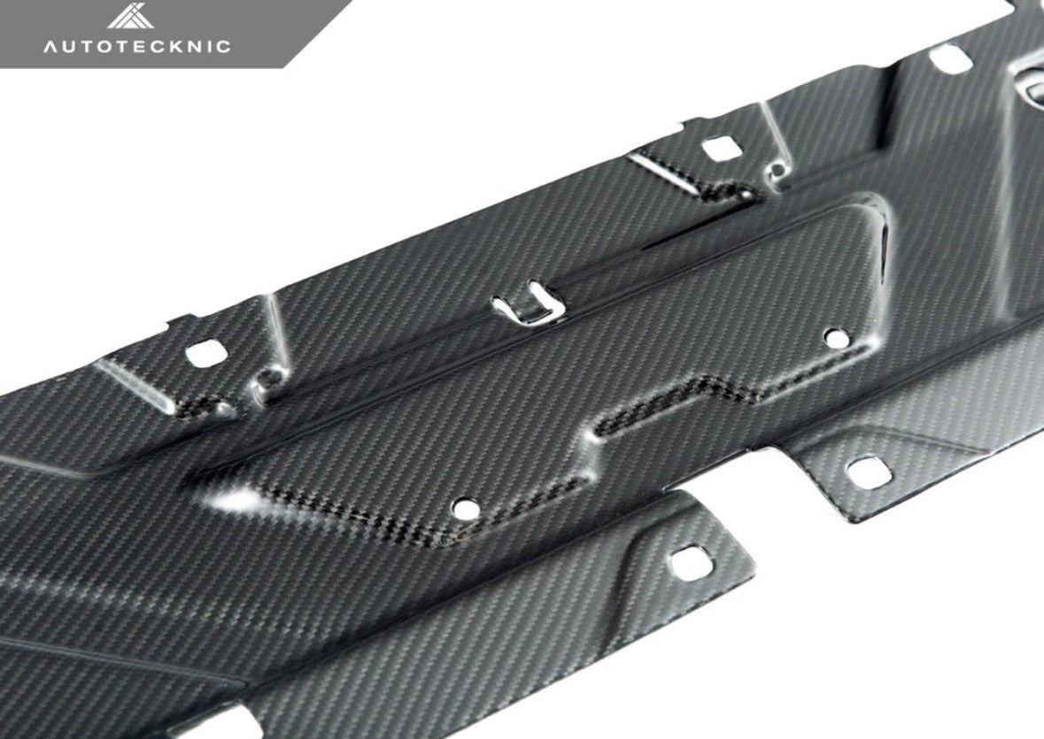 AutoTecknic Dry Carbon Fiber Cooling Shroud - G20 3-Series or G2x 4 Series