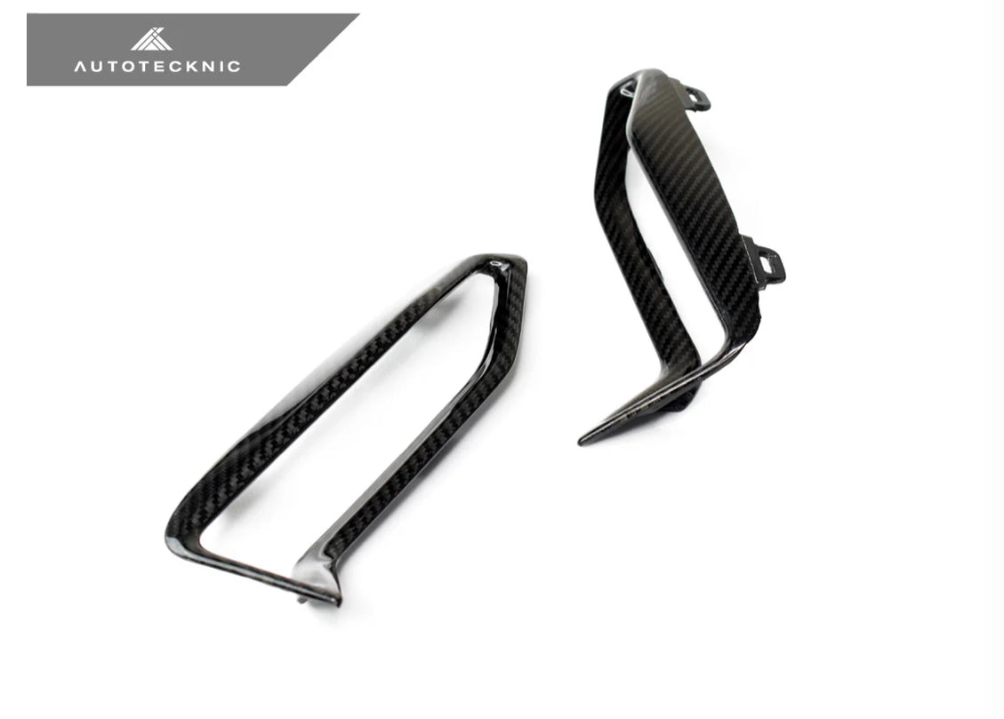 AutoTecknic Dry Carbon Front Bumper Grille Trim Set (G20 M340i M-Sport Pre-LCI)