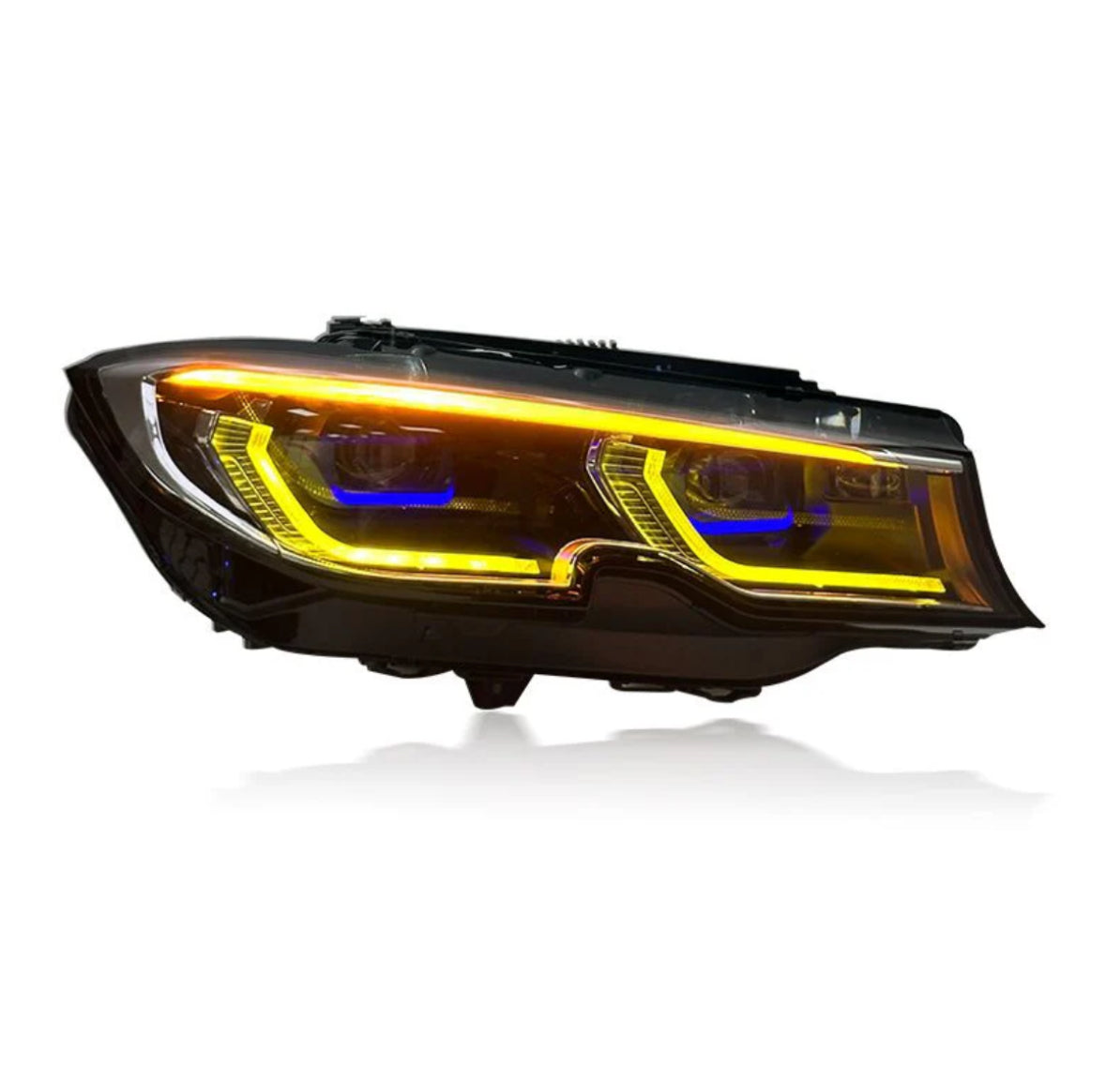 BMW G20 3 Series Laser Style LED Non-Laser Headlights White/Yellow (2019 - 2022)