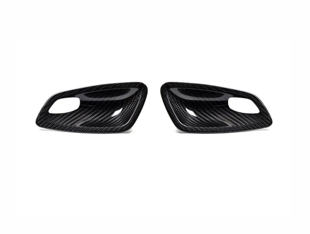 AutoTecknic Dry Carbon Interior Door Handle Trims - BMW E92 3-Series & M3 | E93 3-Series & M3