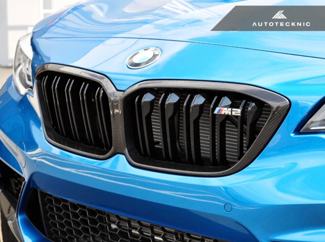 AutoTecknic Replacement Dry Carbon Grille Surround - BMW F87 M2 Competition