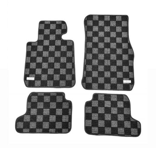 P2M Bmw F22 2014-21 (2-Series) / F87 2016-21 (M2) Coupe Race Floor Mats : Dark Grey (Front/Rear)