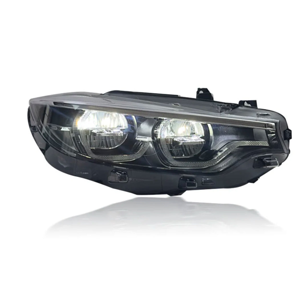 F8x M3/M4 & F32 4 Series Coupe LCI2 Ikon Style Headlights W/ Switchable Yellow/White DRL's