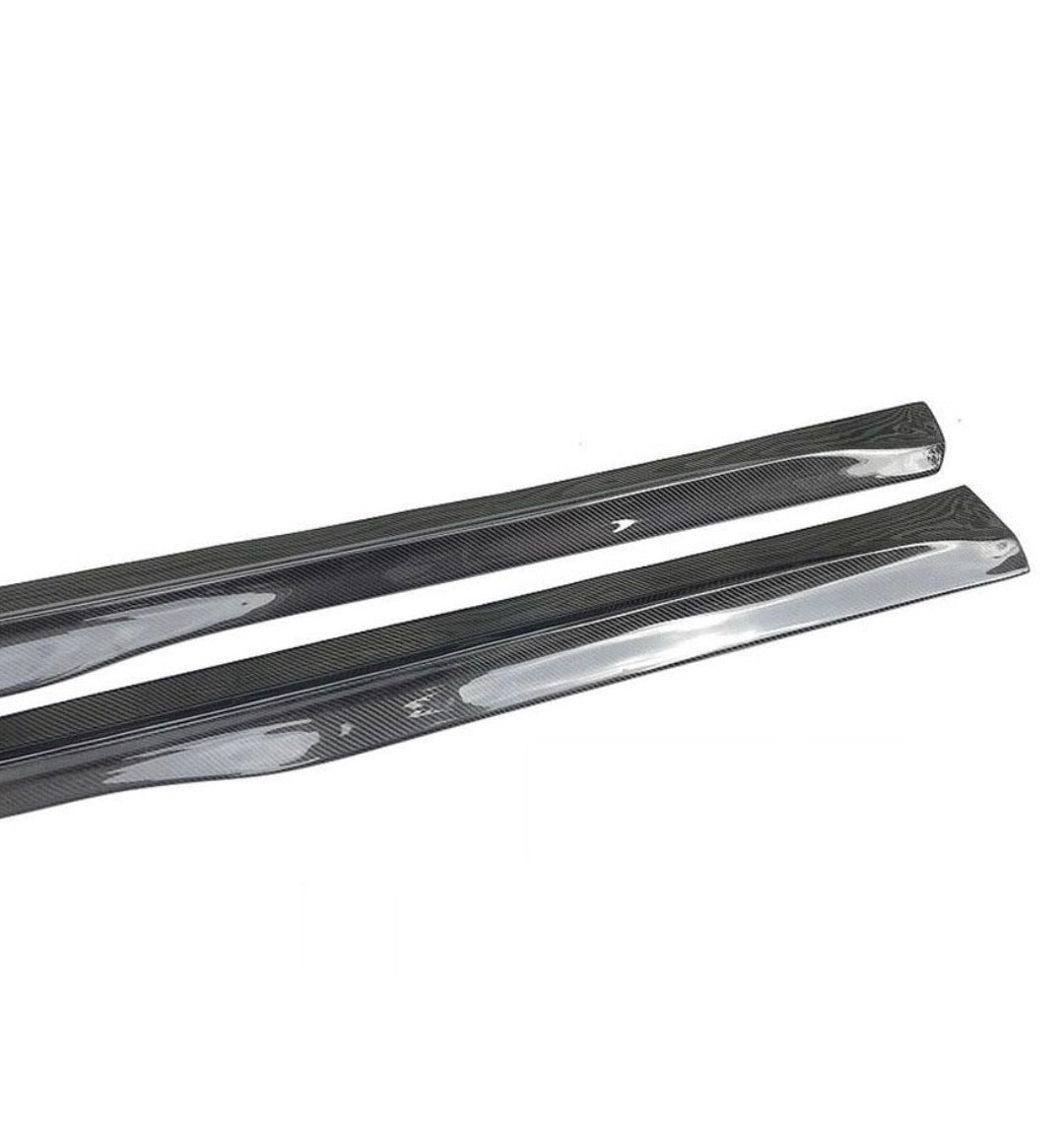 F87 M2 / M2 Comp PSM Style Carbon Fiber Side Skirt Extensions