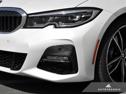 AutoTecknic Dry Carbon Front Bumper Trim - G20 330I M-Sport Pre-LCI