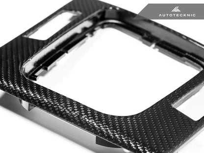 AutoTecknic Pre-Preg Carbon Fiber Center Console – BMW E46 M3 (Manual)