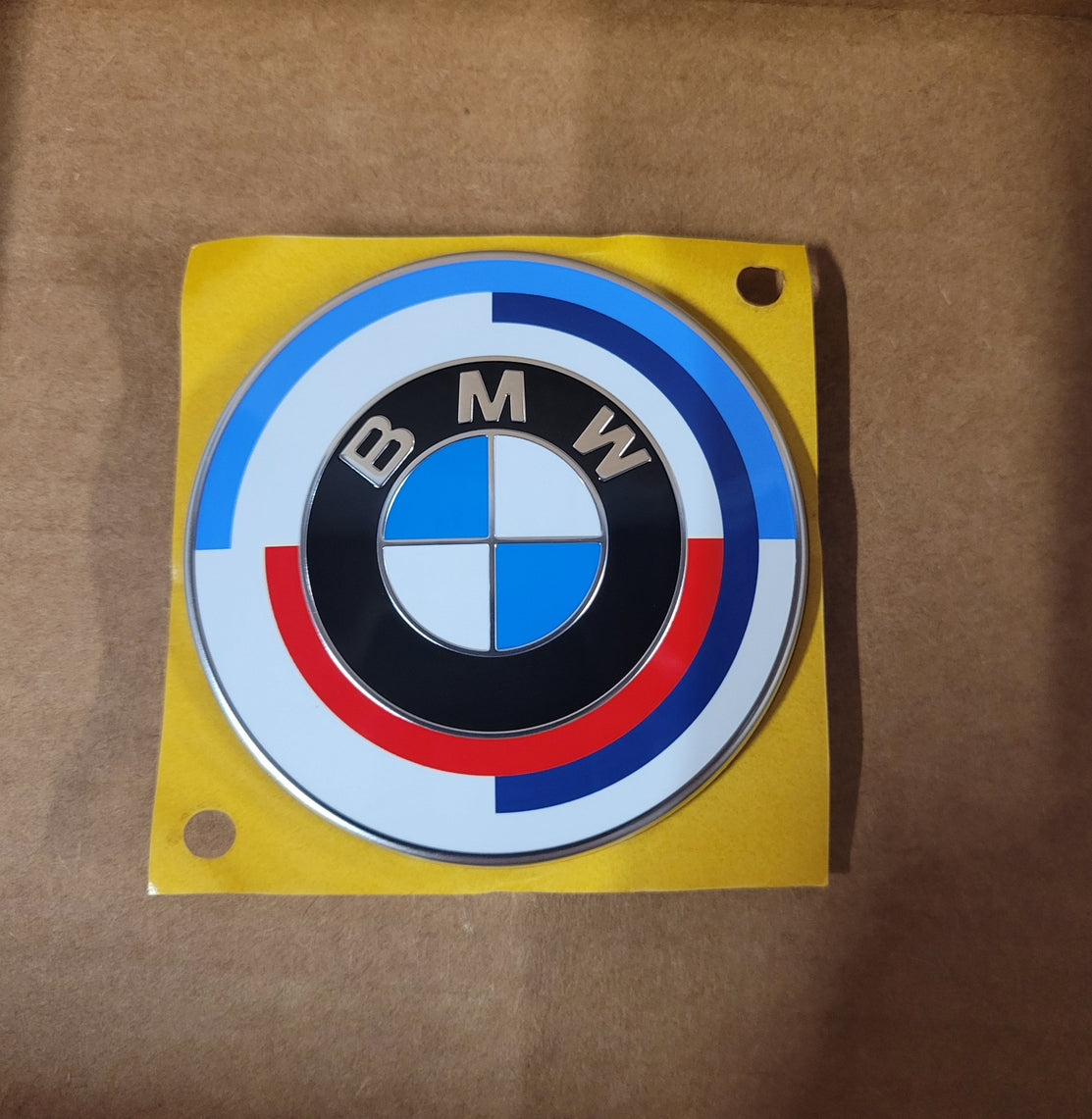 BMW OEM 50 Years M Heritage Hood Badge (74mm for G8x M2/M3/M4)