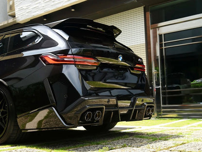 SQ-Aero Dry Carbon Fiber Rear Bumper Reflector Trim Set - G90 M5 & G99 M5 Touring