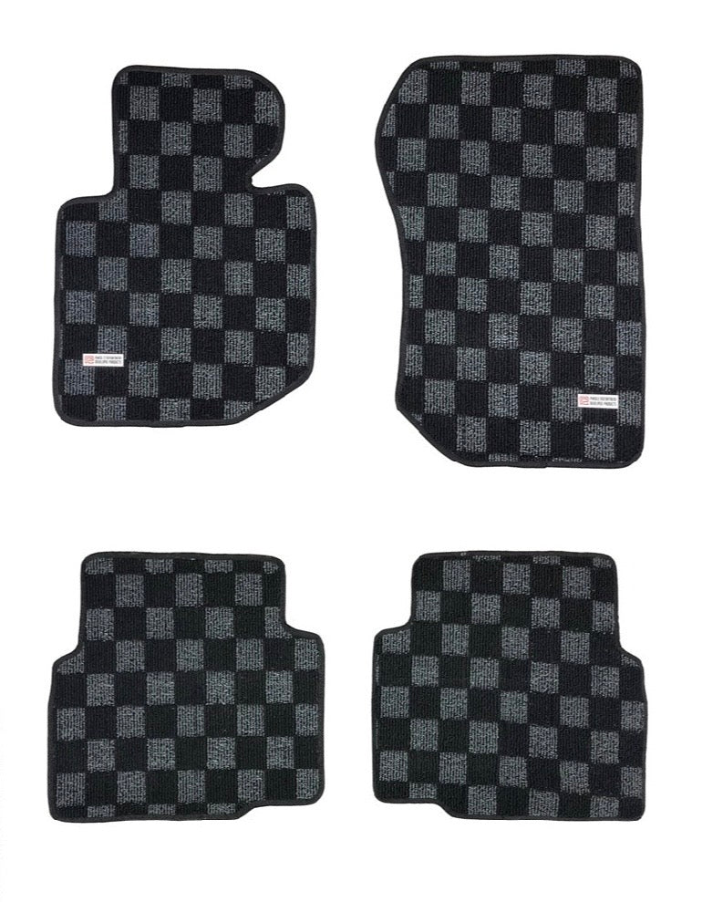 P2M BMW E36 1995-99 3-SERIES COUPE/SEDAN RACE FLOOR MATS : DARK GREY (FRONT/REAR)