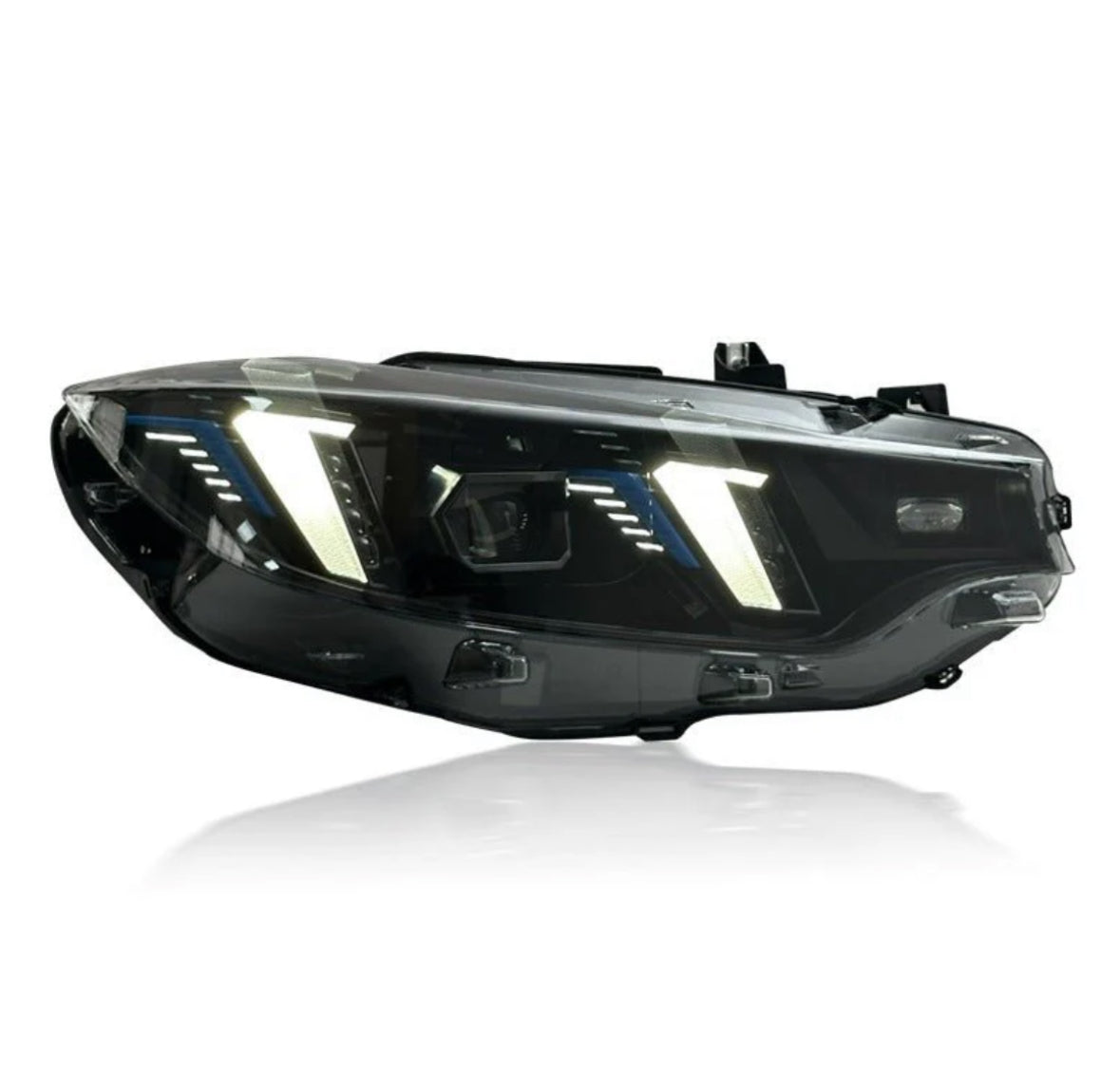 F8X M3/M4 & F32 Coupe Snake Eyes Style LED Headlights With Yellow/White DRL’s