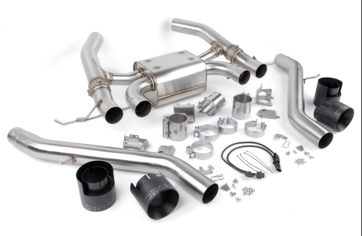 G8x BMW M3/M4 Dinan Valved Axle-Back Exhaust