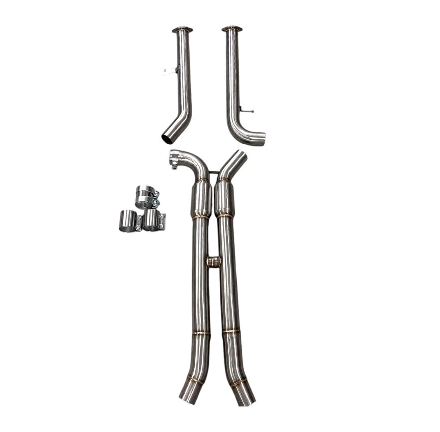 MAD BMW S58 Resonated H-Pipe Midpipe M3 M4 G80 G82 G83