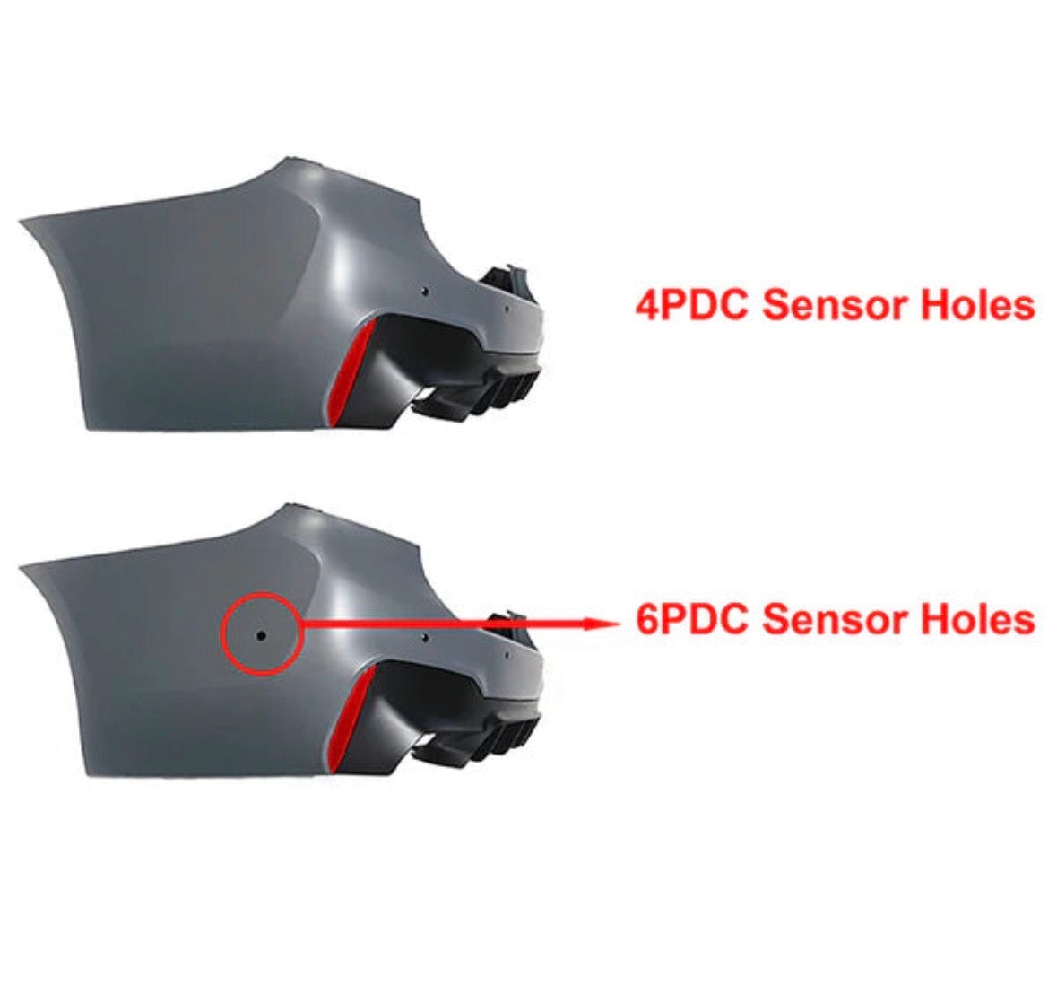 G30 5 Series Pre-LCI M5 Style Rear Bumper (2017-2020)