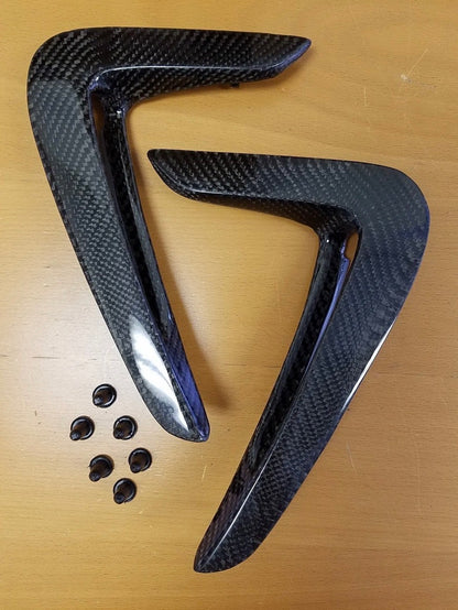 F3x 4 Series Fender Vent Trim (Carbon Fiber or Gloss Black)