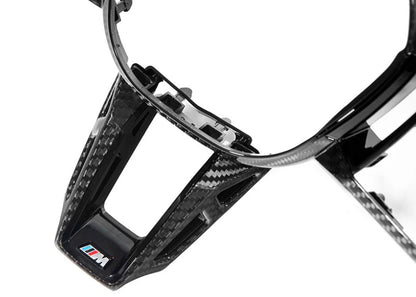AutoTecknic Carbon Fiber Steering Wheel Trim - G90 / G99 M5