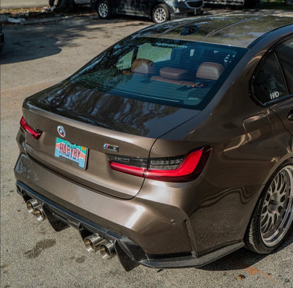 G80 M3 Rear Carbon Fiber Bumper Trim Replacements