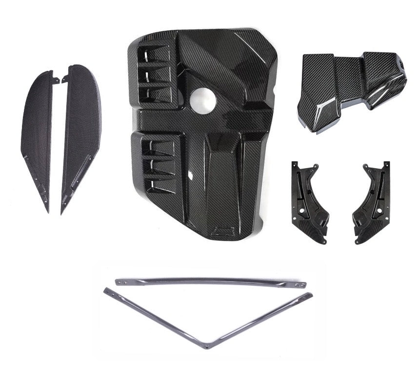G8x M2/M3/M4 Carbon Fiber Engine Bay Kit