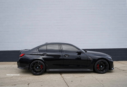 G80 M3 OEM Style Carbon Fiber Side Skirts W/ Integrated Lip