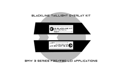 Goldenwrench F30/F80 LCI BLACKLINE Taillight Overlay Kit