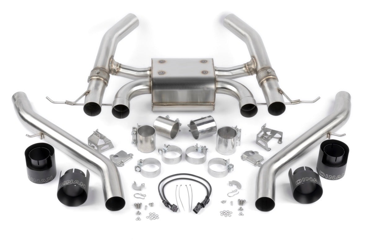 G8x BMW M3/M4 Dinan Valved Axle-Back Exhaust