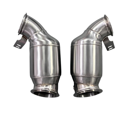 MAD BMW F9x M5 M8 Catted Downpipes W/ No CEL Guarantee