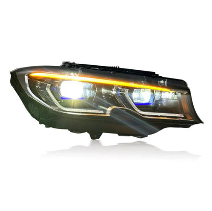 BMW G20 3 Series Laser Style LED Non-Laser Headlights White/Yellow (2019 - 2022)