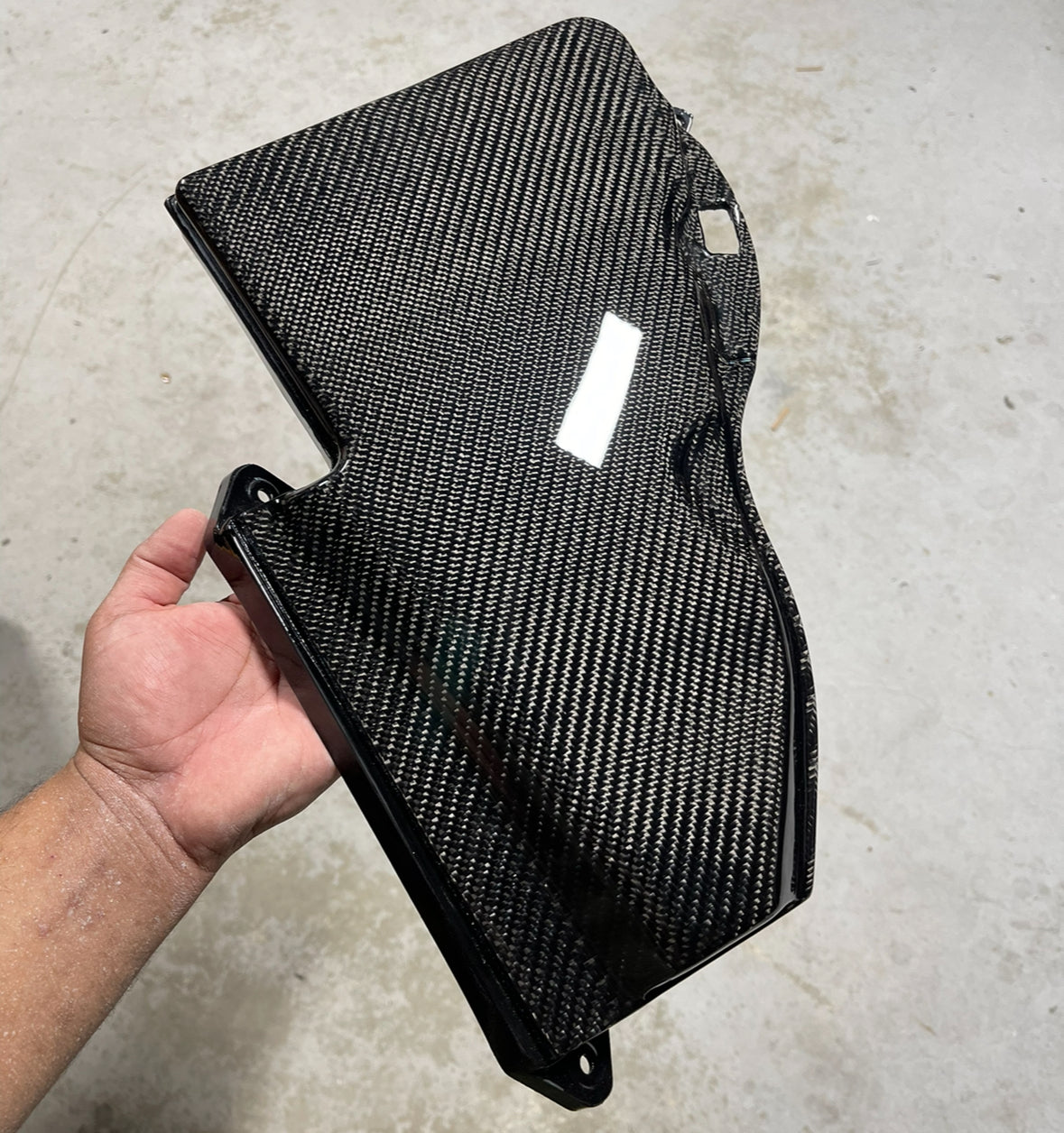 E9x M3 Carbon Fiber Cabin Air Filter Panels