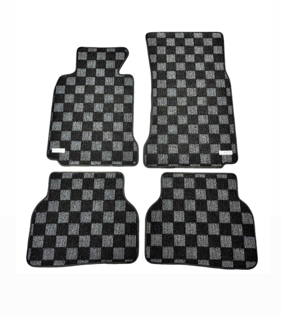 P2M BMW E39 1995-04 5-Series Sedan Race Floor Mats : Dark Grey (Front/Rear)