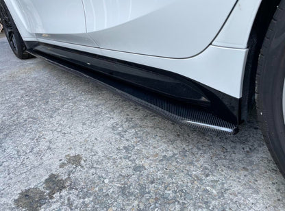 G80 M3 V1 Carbon Fiber Side Skirt Extensions