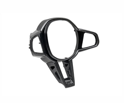 AutoTecknic LCI Carbon Steering Wheel Trim - G2x 3/4 Series 2025-Up